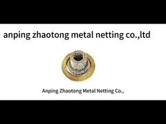 Tessuto a maglia a maglia SS 4*5mm a maglia con buco di gas liquido AISI 301 per demister