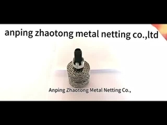 316L Maglia di filo a maglia Twin Wire / Dogan Wire 0.18mm Dia 38mm Larghezza per isolamento termico