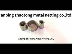 Filtro a maglia a maglia lucidato per abrasione per la separazione olio-gas