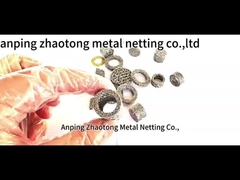 Maglia di filo a maglia finissima e semplice con diametro 0,08 mm-0,55 mm