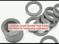 1-1000 mm di lunghezza in acciaio inossidabile maglia a maglia per applicazioni esigenti