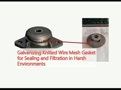 Gassetta di rete di filo a maglia galvanizzata per sigillamento e filtrazione in ambienti difficili