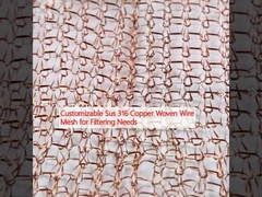 Disponibile per filtri a maglia di rame Sus 316