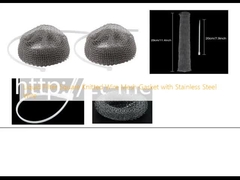 Filtro liquido, guarnizione a maglia quadrata con filo in acciaio inossidabile