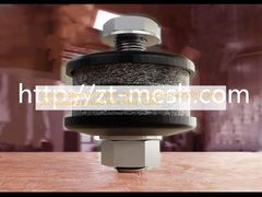 OEM tricottato compresso della rete metallica delle guarnizioni dello scarico della rete metallica dell'acciaio inossidabile 40*20*10.3mm