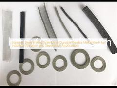 Griglia in acciaio inossidabile a maglia Griglia metallica flessibile durevole per filtrazione e separazione industriale