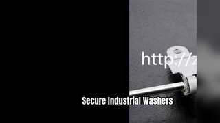 Assemblaggio industriale di rondelle in rete metallica per carichi pesanti