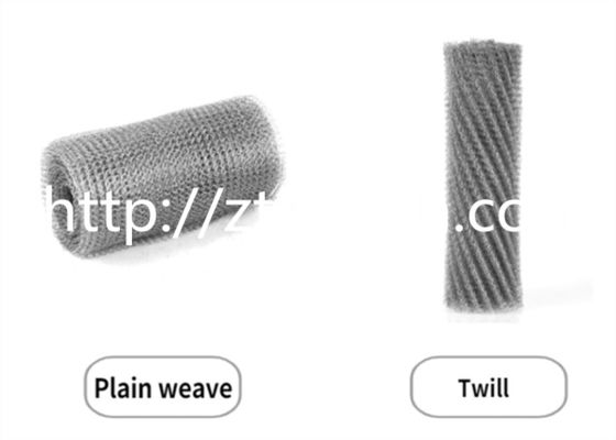 Il metallo ha lavorato a maglia il centro elastico ISO9001 rivestito del centro elastico dell'acciaio inossidabile 25mm della rondella della rete metallica del diametro 0.12mm del filo metallico della maglia