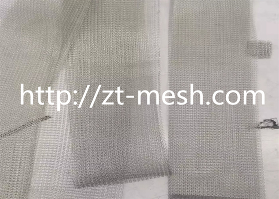 Customized Width Knitted Wire Mesh Galvanized Or Painting As Client Require Woven