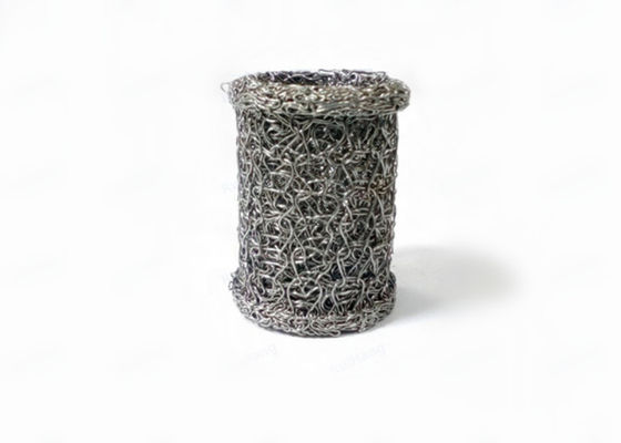 Il cilindro del diametro 40*20mm ha tricottato lo scarico Mesh Gasket Support Rings Alkali del cavo resistente