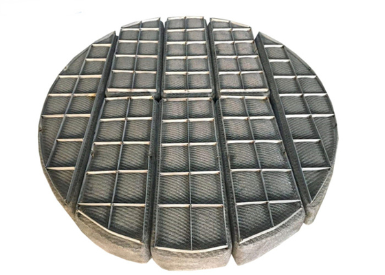 SS304 ha tricottato il tipo unito 600mm di Mesh Pad Demister per petrolio