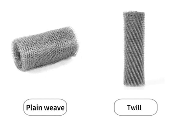 L'acciaio inossidabile 316l ha tricottato la larghezza del diametro 20-500mm della rete metallica 0.1mm