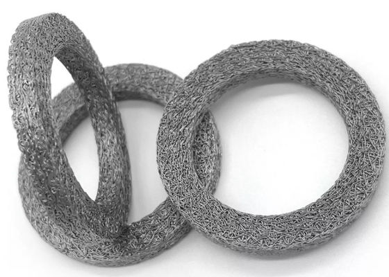 Filtro a maglia in bianco e argento resistenza agli acidi e agli alcali e campione