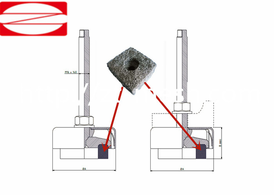 Buona resistenza al filtro Maglia di filo a maglia compressa per filtro liquido di 14 x 10 mm di diametro
