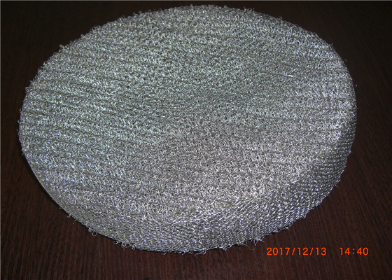 Resistenza della corrosione tricottata rotondità di Mesh Demister Pad 0.23mm