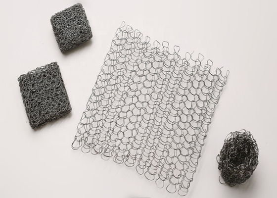 La forma quadrata ha compresso tricottato rete il cavo Mesh Filter di acciaio inossidabile 316 di 80mm