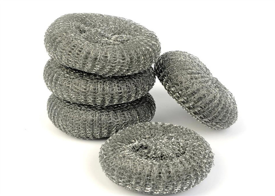 palla di pulizia della cucina di 5pcs 20Gram, OEM galvanizzato di acciaio inossidabile Mesh Scourer