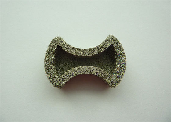 Il centro elastico 35mm tricottato ISO9001 placcato di Mesh Washer Stainless Steel Wire 0.12mm del cavo