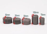 Filtri il rame placcato tricottato diametro di Mesh Single Strand Woven Tin del cavo di larghezza 0.2mm di 75mm