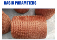 Diametro 25.4mm Mesh Tin Plated For Rf Shielding tricottato di rame ed industria elettrica