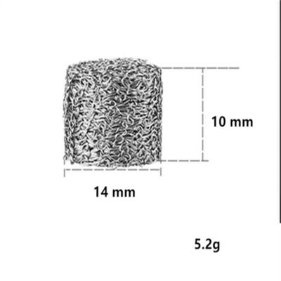 Cavo tricottato giallo compresso Mesh Gasket Dia 50mm per il filtro dell'olio
