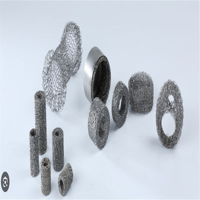 Acciaio inossidabile AISI 304 Maglia di filo a maglia compressa nei sistemi di scarico automobilistici