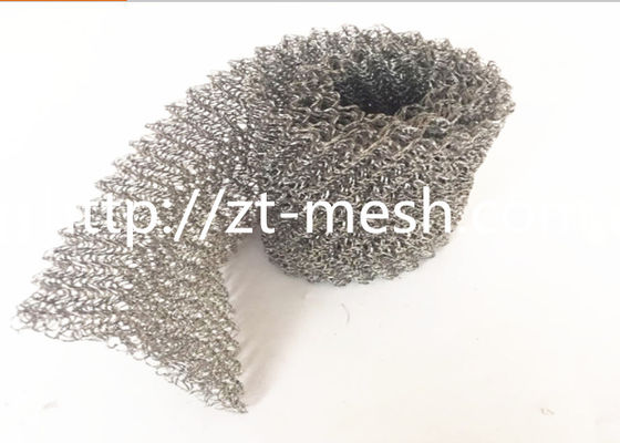 Il metallo ha lavorato a maglia il centro elastico ISO9001 rivestito del centro elastico dell'acciaio inossidabile 25mm della rondella della rete metallica del diametro 0.12mm del filo metallico della maglia