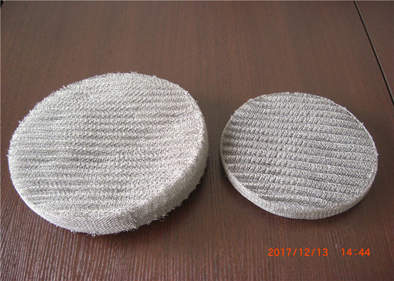 Resistenza della corrosione tricottata rotondità di Mesh Demister Pad 0.23mm