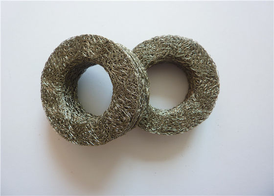 Supporto cilindrico SS304 SS316 di vibrazione di OD30mm l'anti ha compresso le reti metalliche 0.09mm - 0.55mm