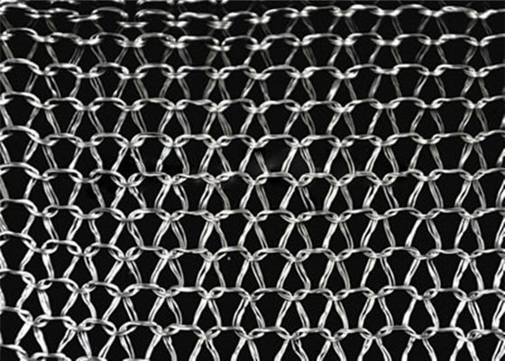 Gli ss hanno tricottato Mesh Fabric 4*5mm Mesh Hole Gas Liquid AISI 301 per il dispositivo antiappannante