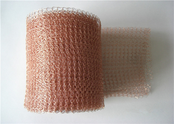 Filtraggio liquido del vapore 30m/roll di Tin Coated Knitted Wire Mesh 40mm per proteggere