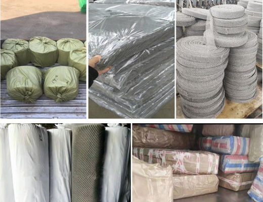 Il campione tricottato del diametro 200mm del cavo di Mesh Filter 95% 0.28mm del cavo di acciaio inossidabile accetta