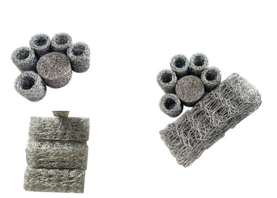 Rete metallica lavorata a maglia compressa flessibile da 20 * 60 mm che fornisce eccellente filtrazione e stabilità strutturale nelle applicazioni industriali