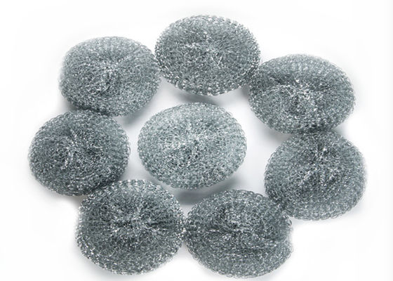 Il giro galvanizzato di acciaio inossidabile Mesh Scourer 10g 15g modella la forte capacità di pulizia