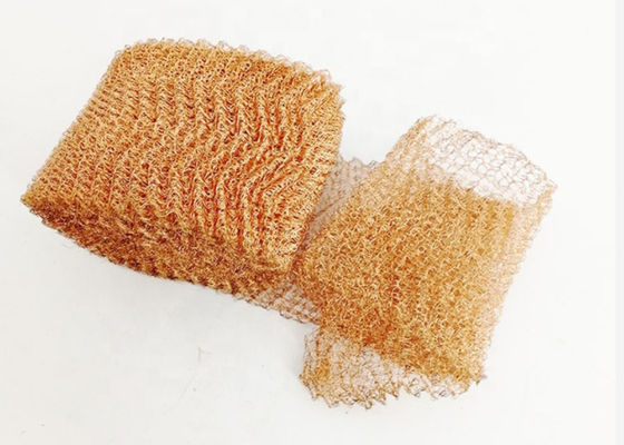 Il liquido del gas ha tricottato Mesh Roll Pest Control di rame 99% 0.18mm puri