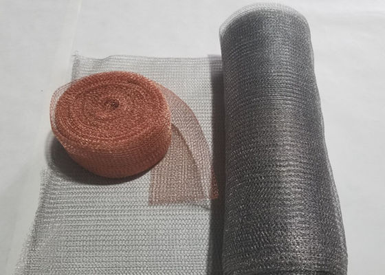 SS310 ha tricottato il filo di rame Mesh Screen che 99% puri per il foro di costruzione impediscono l'incastramento dell'uccello