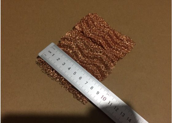 8mm SS304 hanno tricottato la resistenza ad alta temperatura del ODM di Mesh Fabric 800 gradi