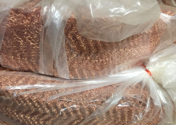 8mm SS304 hanno tricottato la resistenza ad alta temperatura del ODM di Mesh Fabric 800 gradi