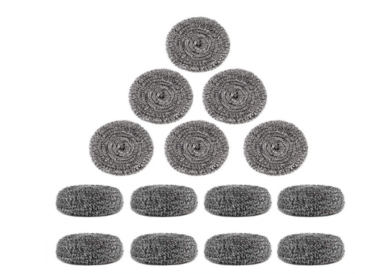 palla di pulizia di acciaio inossidabile 7.5g di 2*6cm/impianto di lavaggio d'argento della cucina del metallo