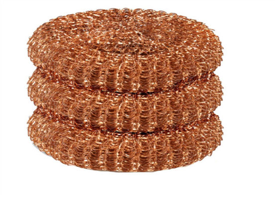 Palla di pulizia domestica di acciaio inossidabile, palla 20g 6.5*6.5cm del filo di rame del ODM