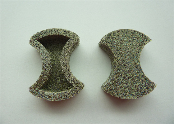 Il centro elastico 35mm tricottato ISO9001 placcato di Mesh Washer Stainless Steel Wire 0.12mm del cavo