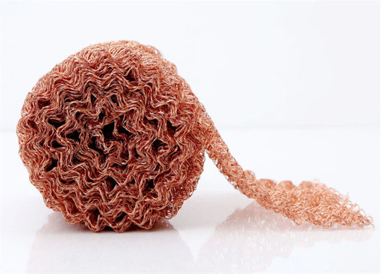 maglia tricottata di rame dei filtri liquidi dal gas di larghezza di 30mm