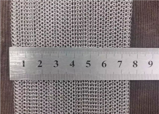 Filo di rame tricottato 0.23mm Mesh Yellow For Clean di larghezza dell'acciaio inossidabile 35mm