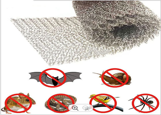 Filtro di filo di maglia a maglia bianco per filtrazione durevole in ambienti industriali