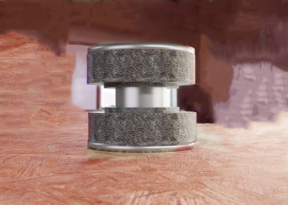 Spessore 10mm degli ammortizzatori Od29mm Id24mm del cuscino del metallo di Sus316l