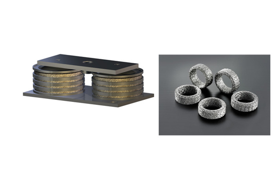 Ammortizzatori cilindrici del cuscino del metallo di forma Od80mm per assorbimento di scossa
