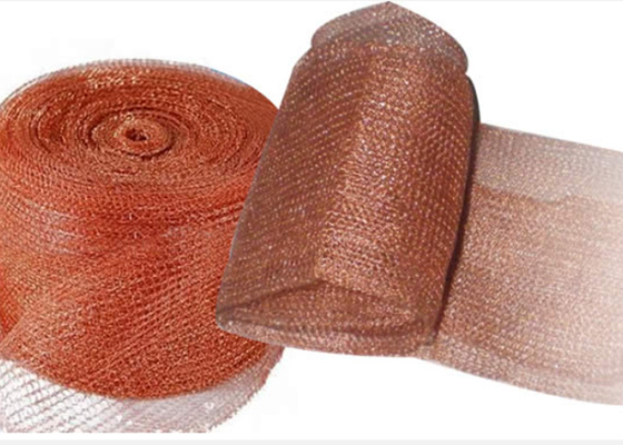 300 filtri da Mesh And Tubes For Demister del filo di rame tricottati larghezza