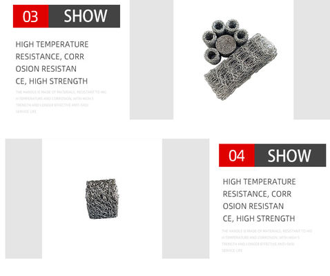 OD112mm ID85mm  Knitted Mesh Washer SS316 For Engine Muffler