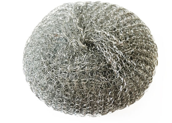 Sfera di pulizia personalizzata in acciaio inossidabile color argento da 10 g con forte capacità di pulizia per uso ristorante