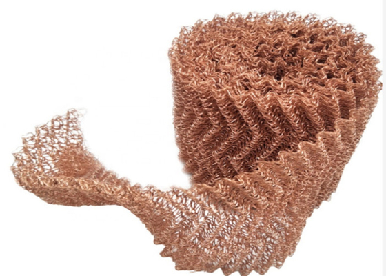 imballaggio tricottato di rame di 0.23mm 99,9% Mesh Roll For Distillation Column